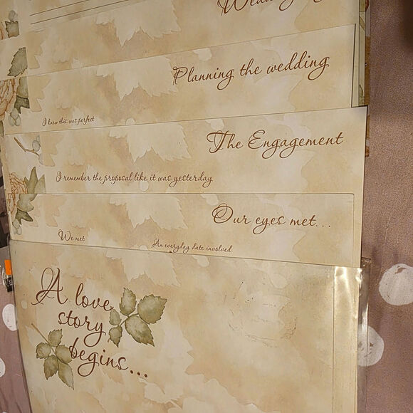 Creative memory scrapbook collection wedding kit paper stickers embellishments - Picture 9 of 13